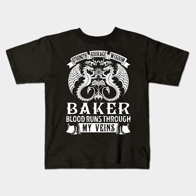 BAKER Kids T-Shirt by Kallamor